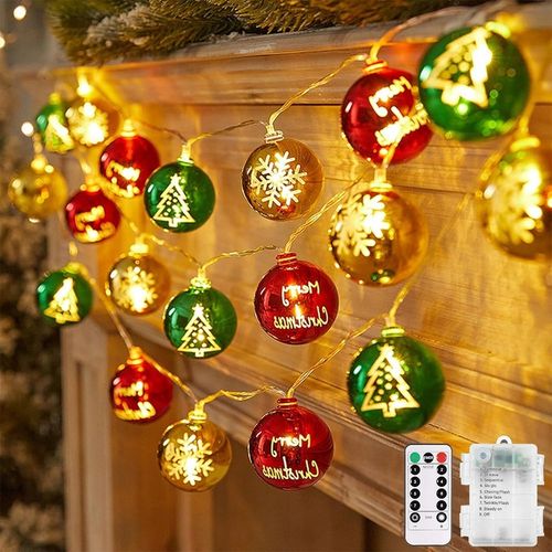 Łańcuch Girlanda Świetlna 20Led Na Boże Narodzenie Na Baterie4.1 m z pilot na Arena.pl
