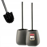 KADAX Szczotka Wc Toaletowa Ceramiczna Szara 2szt