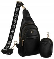 saszetka damska z dodatkową portmonetką - rovicky