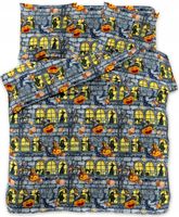 POŚCIEL DWUSTRONNA 160x200 HALLOWEEN HALLOWEENOWA BAWEŁNA SYNTETYCZNA DYNIE