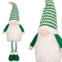 skrzat krasnal gnom świecący świąteczny 108cm teleskopowy ozdoba jumihome