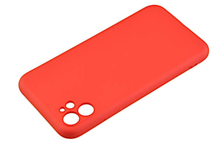 Etui silikonowe Tint do Apple iPhone 11 czerwony zdjęcie 2