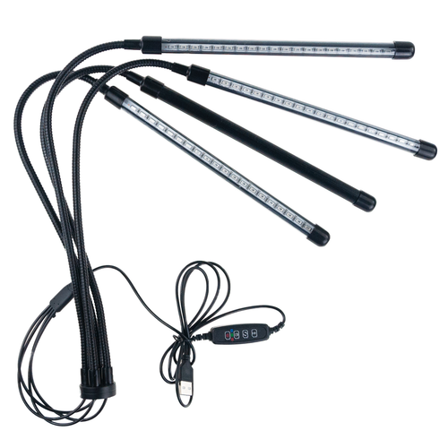 Lampa do Roślin LED Uprawy Wzrostu Panel x 4 Timer dla Doświetlania + Pilot na Arena.pl