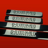 Listwa progowa JEEP COMMANDER  HEMI MAGNUM Stal nierdzewna 304 połysk 4szt