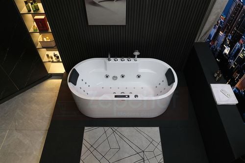 Wirujące dysze Wanna z hydromasażem BZX-675 prostokątna 170cmx850cmx60cm z na Arena.pl