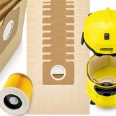 10X WORKI + FILTR DO ODKURZACZA KARCHER WD3 WD 3 MV 3 MV3 WD2 SE 4001 K2000