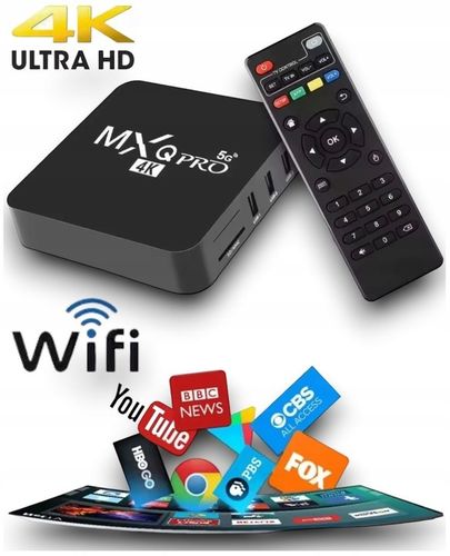 DEKODER ANDROID 7.1 SMART TV BOX 8GB MXQ PRO 4K ODTWARZACZ na Arena.pl