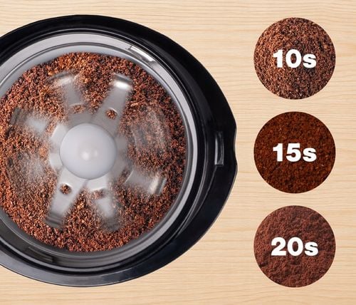 Młynek elektryczny do kawy MK90N beano Eldom niebieski matowy 60g na Arena.pl