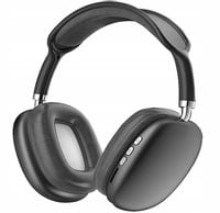 SŁUCHAWKI BEZPRZEWODOWE NAUSZE BLUETOOTH 5.0 MIKROFON P9 PRO MAX CZARNE