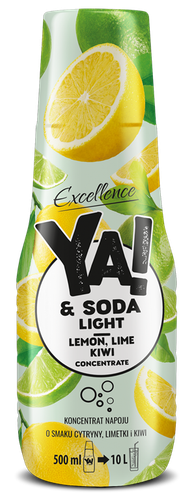 Ya! Koncentrat do soda stream o smaku cytryny, limetki i kiwi light 500 ml na Arena.pl
