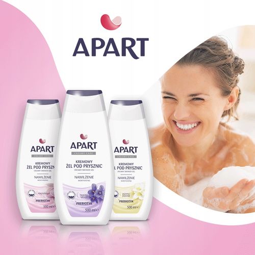 Apart Żel pod Prysznic Damski Vegan 96% Skł Pochodzenia Naturalnego 3x500ml na Arena.pl