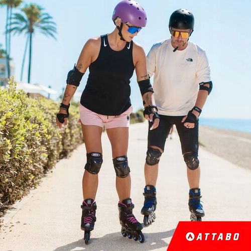 Rolki damskie ATTABO Cyclone 38 Czarne Rekreacyjne ABEC-7 Koła 76mm 82A PU na Arena.pl