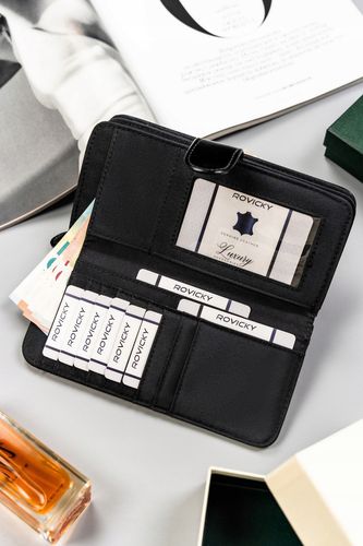 pojemny, duży portfel damski ze skóry ekologicznej - 4u cavaldi na Arena.pl