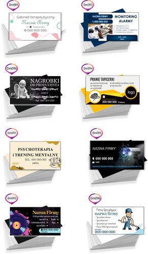 Wizytówki reklamowe 200 szt dużo wzorów DOCIEPLANIE BUDYNKÓW na Arena.pl