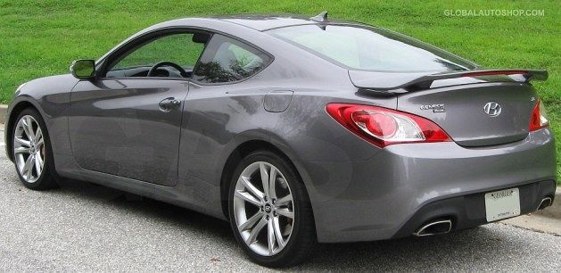 HYUNDAI GENESIS COUPE - Listwy CHROM na drzwi boczne dekoracyjne chromowane zdjęcie 2
