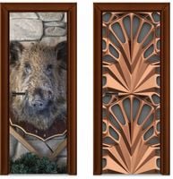 Naklejka samoprzylepna Okleina na Drzwi Szafę 3D