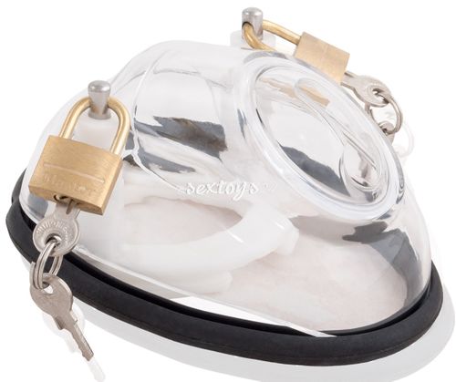 Męski Pas Cnoty - Na 2 Kłódki - Regulowany na Arena.pl