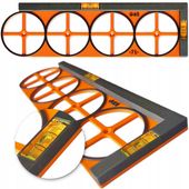 Szablon do wymiarowania otworów puszek elektrycznych gniazdek wzornik