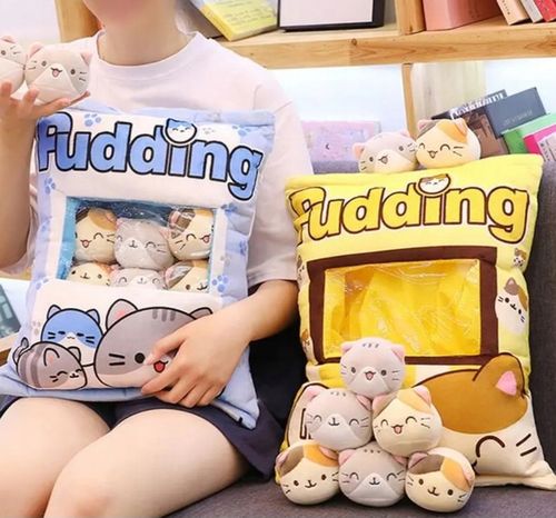 PODUSZKA PUDDING Z MASKOTKAMI DO RZUCANIA WZORY na Arena.pl