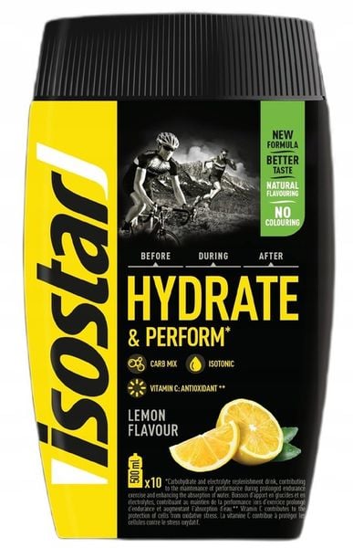 Izotonik ISOSTAR Hydrate & Perform Cytrynowy (400 g) zdjęcie 2