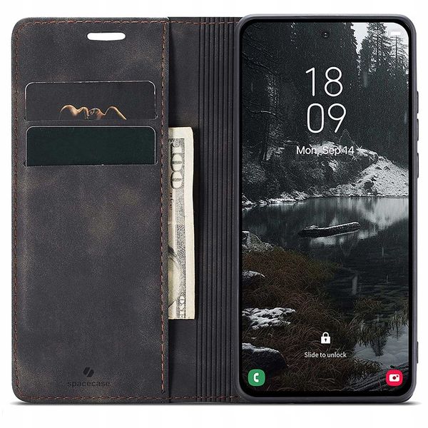 Spacecase Wallet Galaxy S25 Edge Black zdjęcie 5