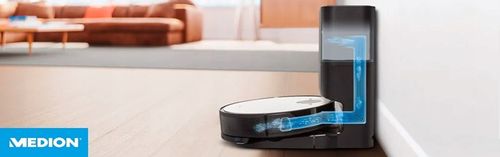 ROBOT SPRZĄTAJĄCY 2W1 LASER SAMOOPRÓŻNIAJĄCY MOPUJĄCY NAJMOCNIEJSZY 8000PA na Arena.pl