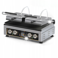 Grill kontaktowy ryflowany UYAR iToast-4 MasterLine 52x24cm E/E