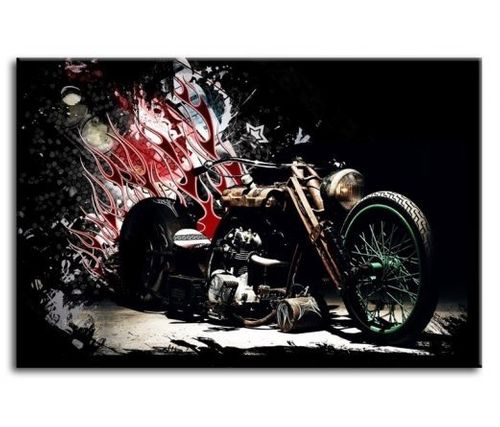 Obraz 60x90cm MOTOR RETRO grafika na Arena.pl