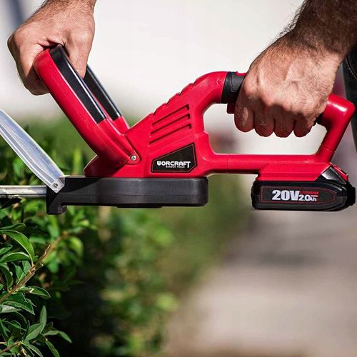 NOŻYCE DO ŻYWOPŁOTU AKUMULATOROWE DO KRZEWÓW GAŁĘZI SEKATOR 510MM WORCRAFT na Arena.pl