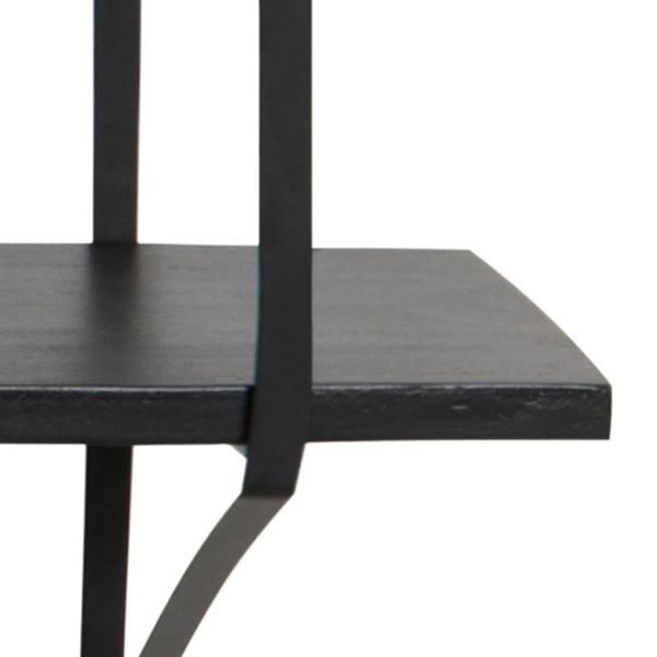 Półka Belfast 2 popielaty czarny zdjęcie 4