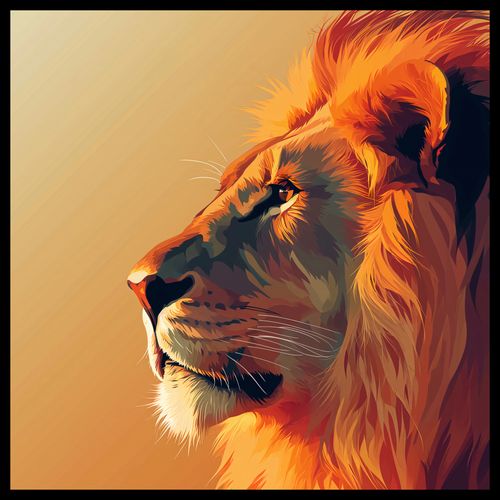 Plakat 70x70cm Król na Arena.pl