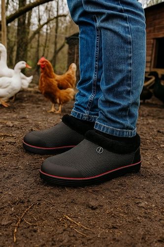 KALOSZE Zimowe MĘSKIE MOCNO Ocieplane Chodaki ŚNIEGOWCE PIANKOWE P3 na Arena.pl