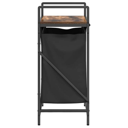 Kosz na pranie 1 komora z półką, przydymiony dąb na Arena.pl