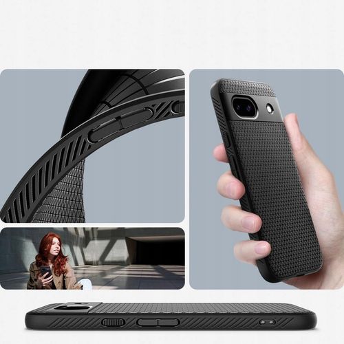 Etui do Pixel 8A, Spigen Liquid Air, elastyczne, smukłe, lekkie, case cover na Arena.pl
