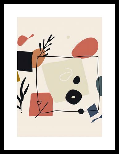 Plakat 42x59,4cm Abstrakcyjny Dialog na Arena.pl