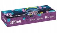 farby plakatowe 12 kolorów 20 ml stitch coolpack colorino