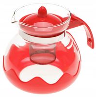 ZAPARZACZ Szklany do HERBATY ziół KAWY DZBANEK Z Sitkiem 1,5l 1500ml A1428