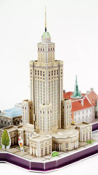 Puzzle 3D 126 elementów. City Line. Warszawa zdjęcie 6