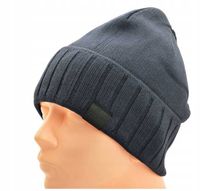 Męska CZAPKA ZIMOWA L/XL Akryl - na zimę - POLAREM