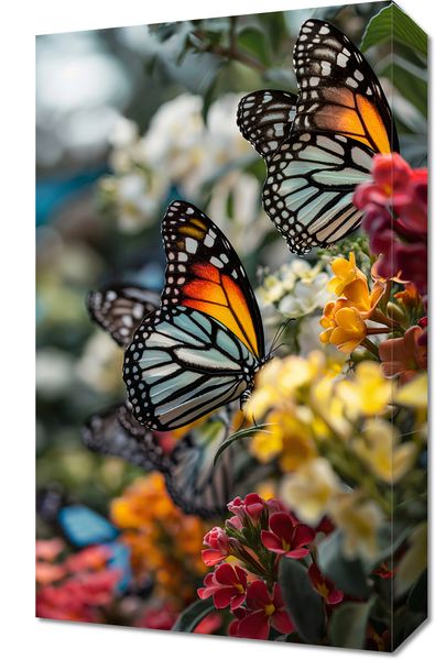 Obraz 30x50cm Motyle Na Łące zdjęcie 1