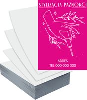 Ulotki A5 100szt reklamowe firmowe STYLIZACJA PAZNOKCI duży wybór wzorów