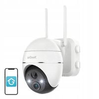 Bezprzewodowa kamera zewnętrzna WiFi 3MP ieGeek ZS-GX1S biała 5200mAh