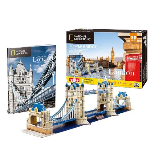 Puzzle 3D Cubic Fun Tower Bridge Nat.geograp. 9780 na Arena.pl