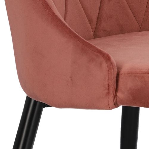 Krzesło Magnat różowy tapicerowane na Arena.pl