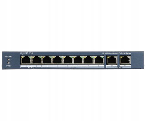 SWITCH POE DS-3E0310HP-E(C) 8-PORTOWY Hikvision na Arena.pl