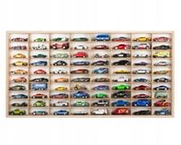 PÓŁKA NA HOT WHEELS 80 PRZEGRÓDEK - NA RESORAKI DREWNO - OD PRODUCENTA