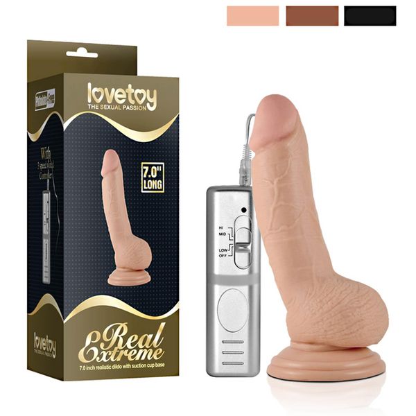 7"" Real Extreme Vibrating Dildo zdjęcie 5