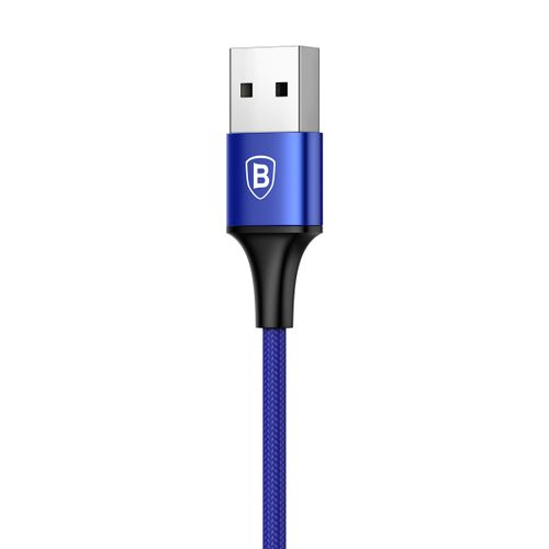 Kabel USB Micro lightning Type-C 3w1 Baseus Rapid niebieski na Arena.pl