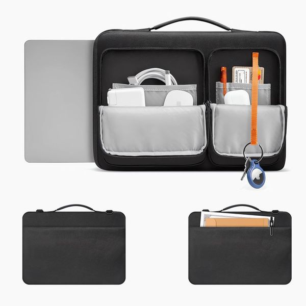 TECH-PROTECT DEFENDER BAG LAPTOP 13-14 BLACK zdjęcie 4
