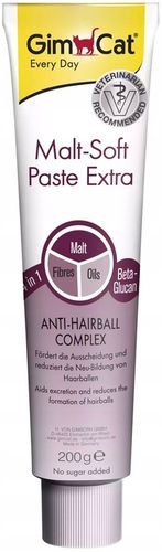 GIMCAT PASTA ODKŁACZAJĄCA DLA KOTA MALT SOFT 400g na Arena.pl